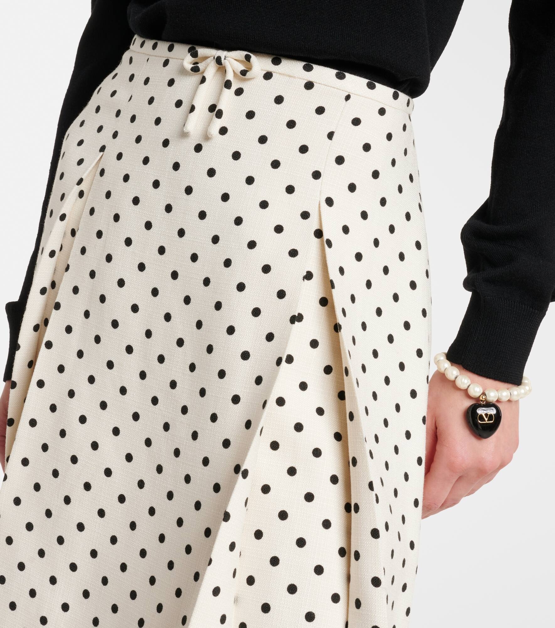 Polka-dot miniskirt - 4