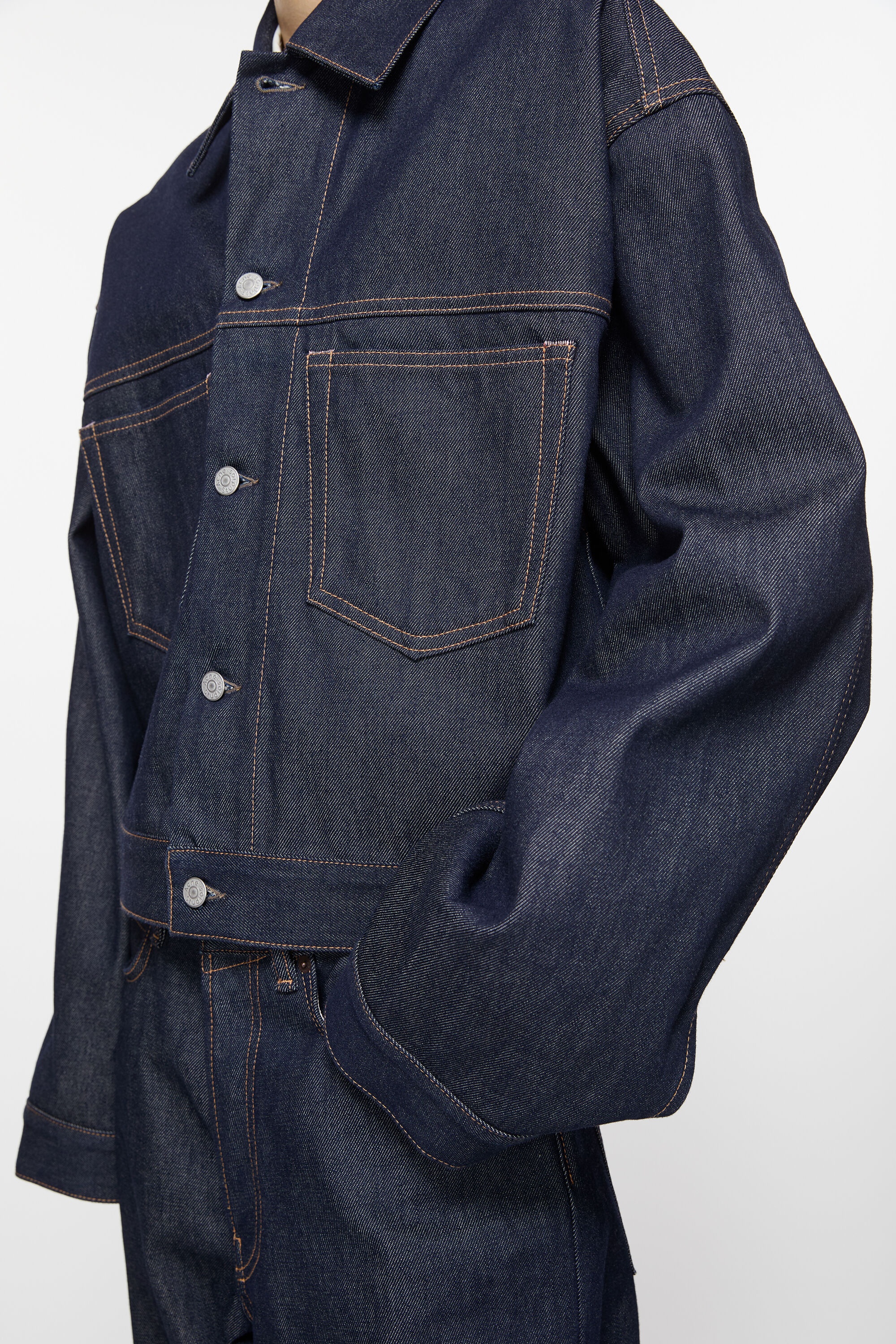 Denim jacket - Boxy fit - Indigo blue - 5