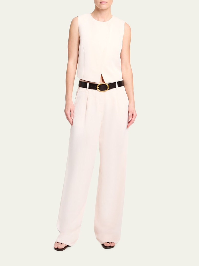 TWP Hudson St Pants in Coated Viscose Linen outlook