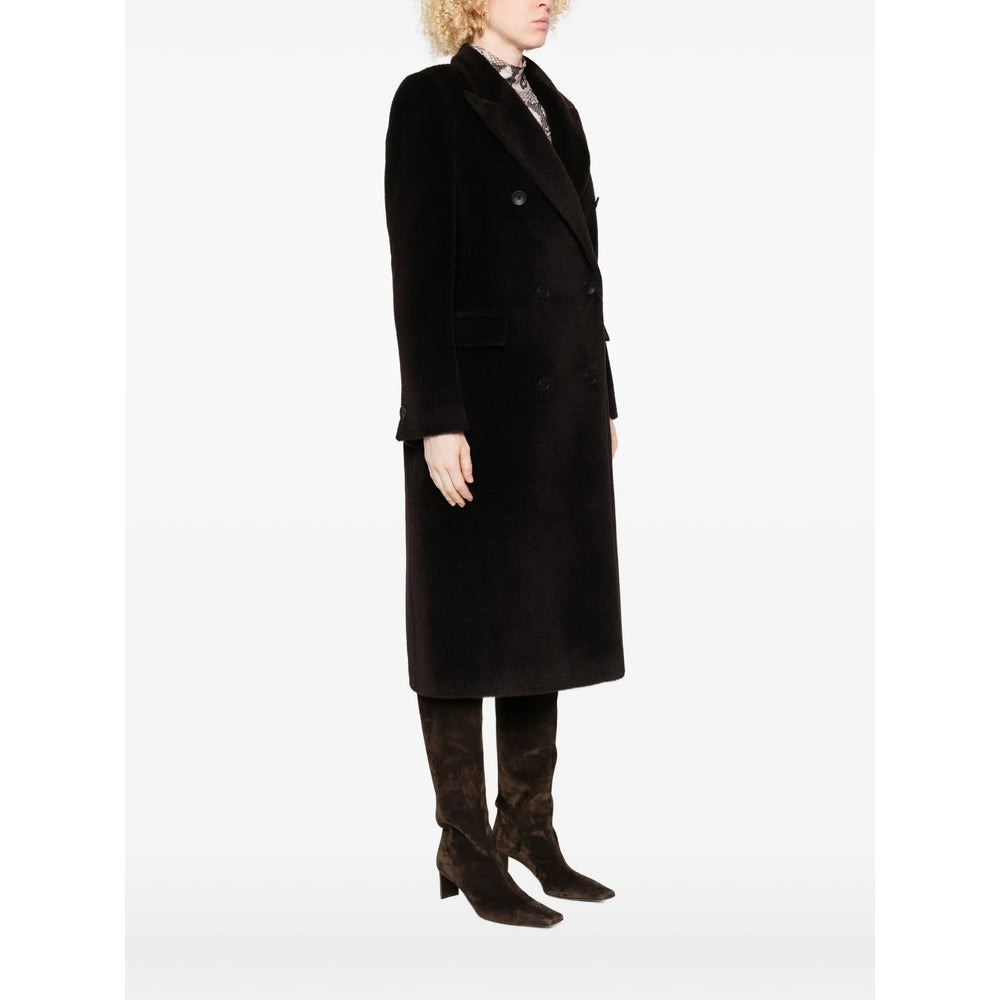 TAGLIATORE - Tagliatore Brown Coats - Double Breasted & Peacoats Women - 5