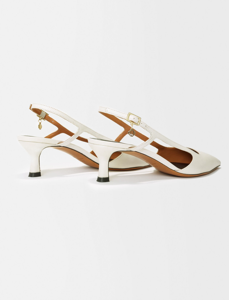 maje Pointed-toe pumps with straps outlook