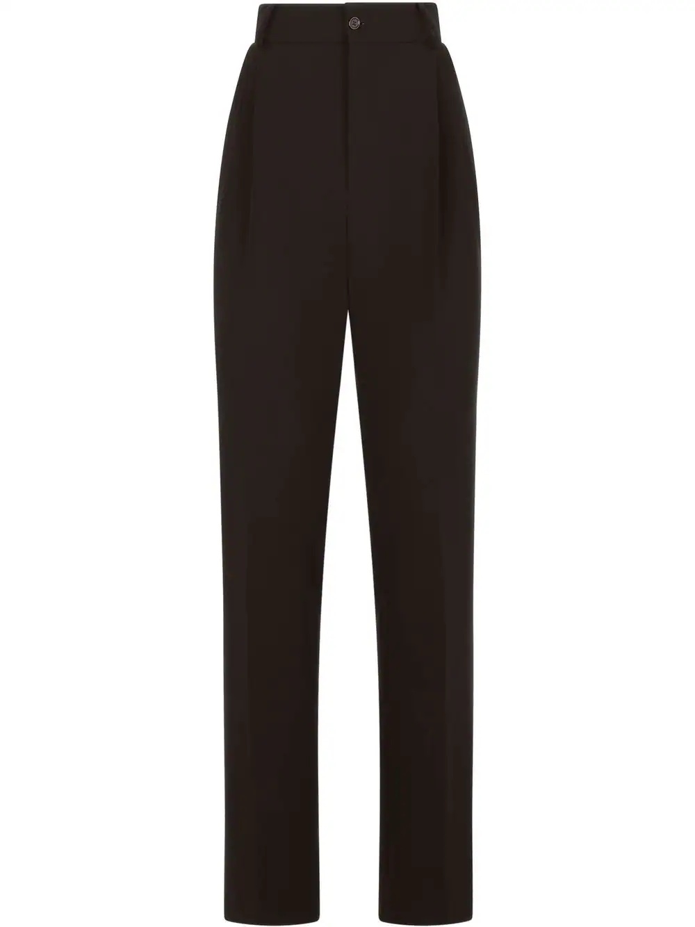 high-waisted tailored trousers - 1