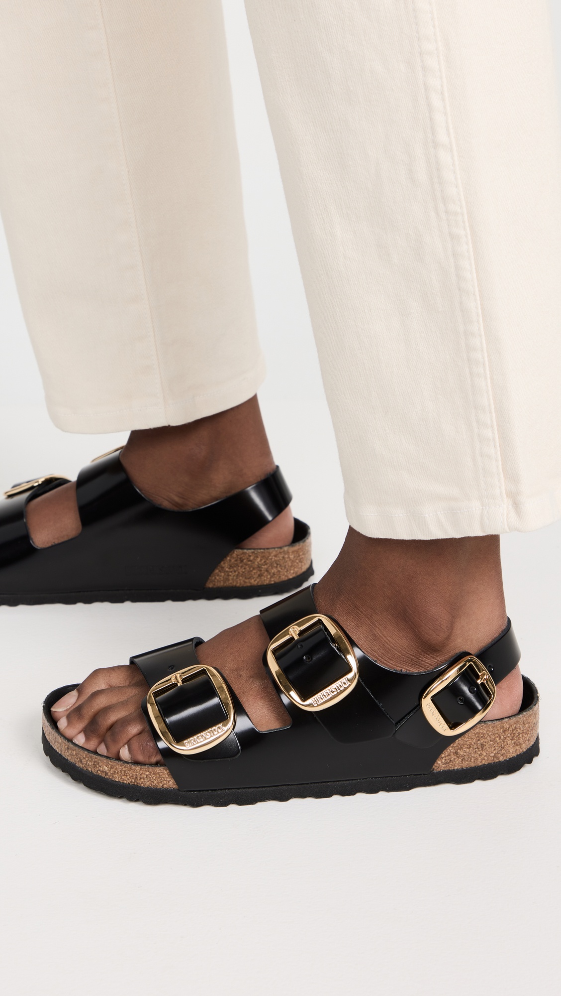 Milano Big Buckle Sandals - 2