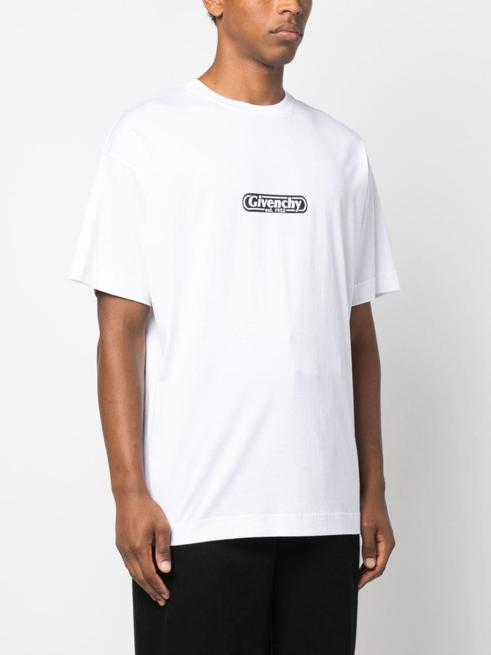 logo-print cotton T-shirt - 3