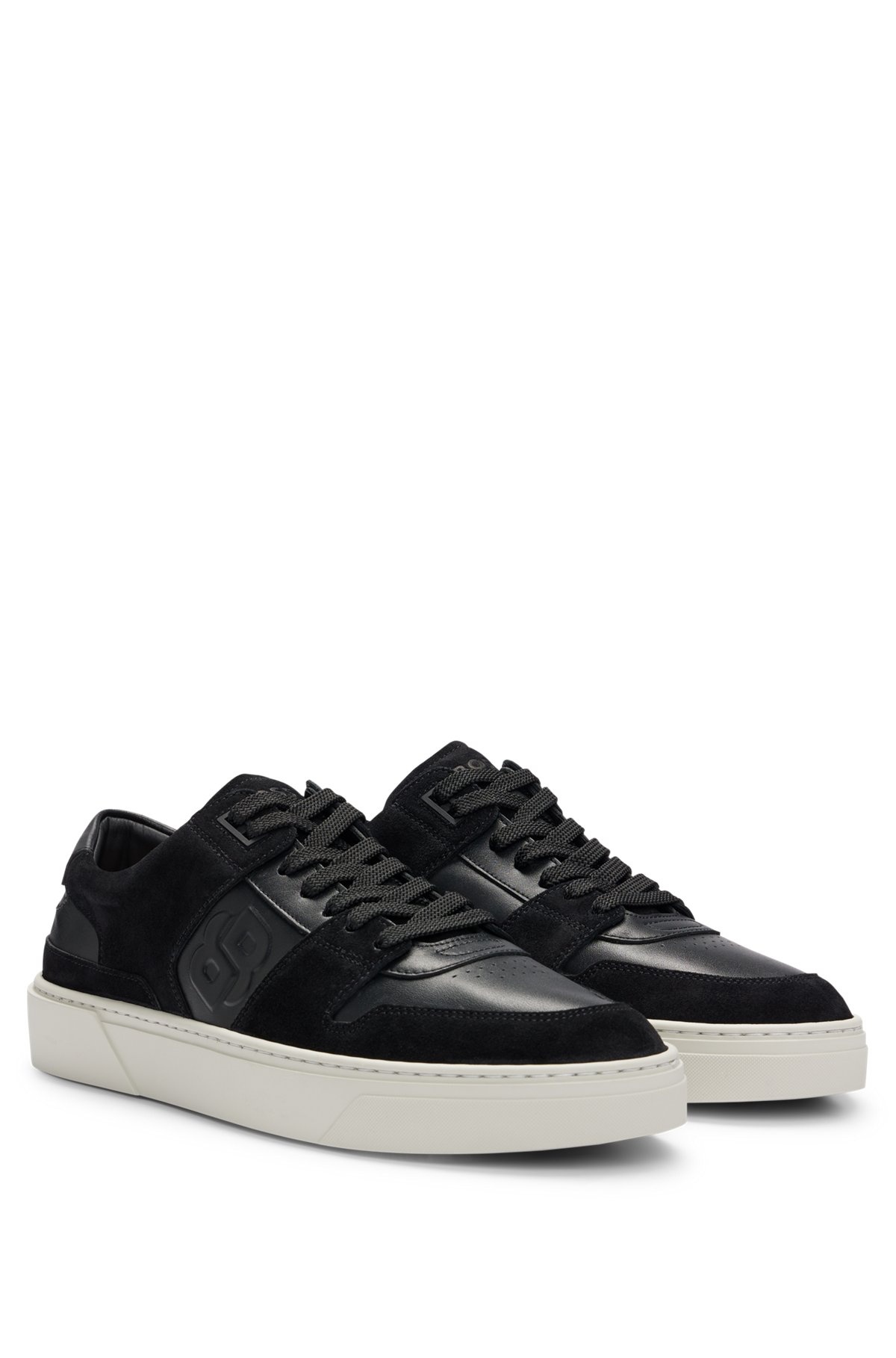 GARY DOUBLE-MONOGRAM TRAINERS IN SUEDE AND LEATHER - 2