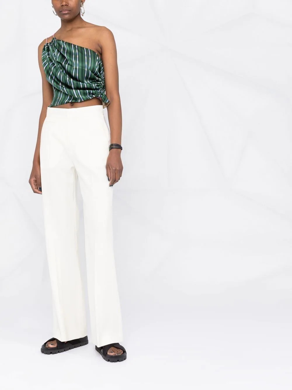 wide-leg virgin-wool trousers - 2