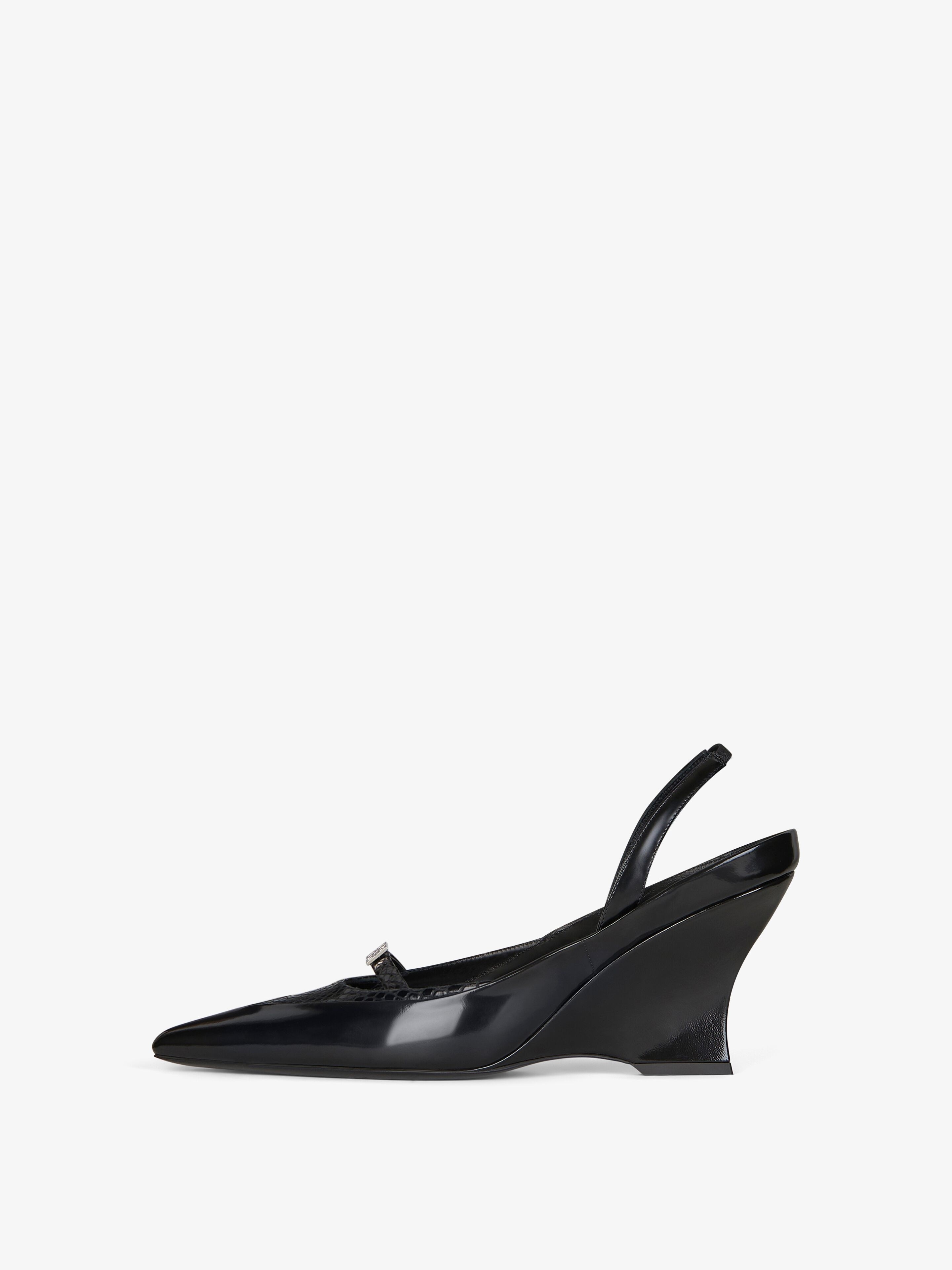 RAVEN SLINGBACKS IN LEATHER AND AYERS - 4