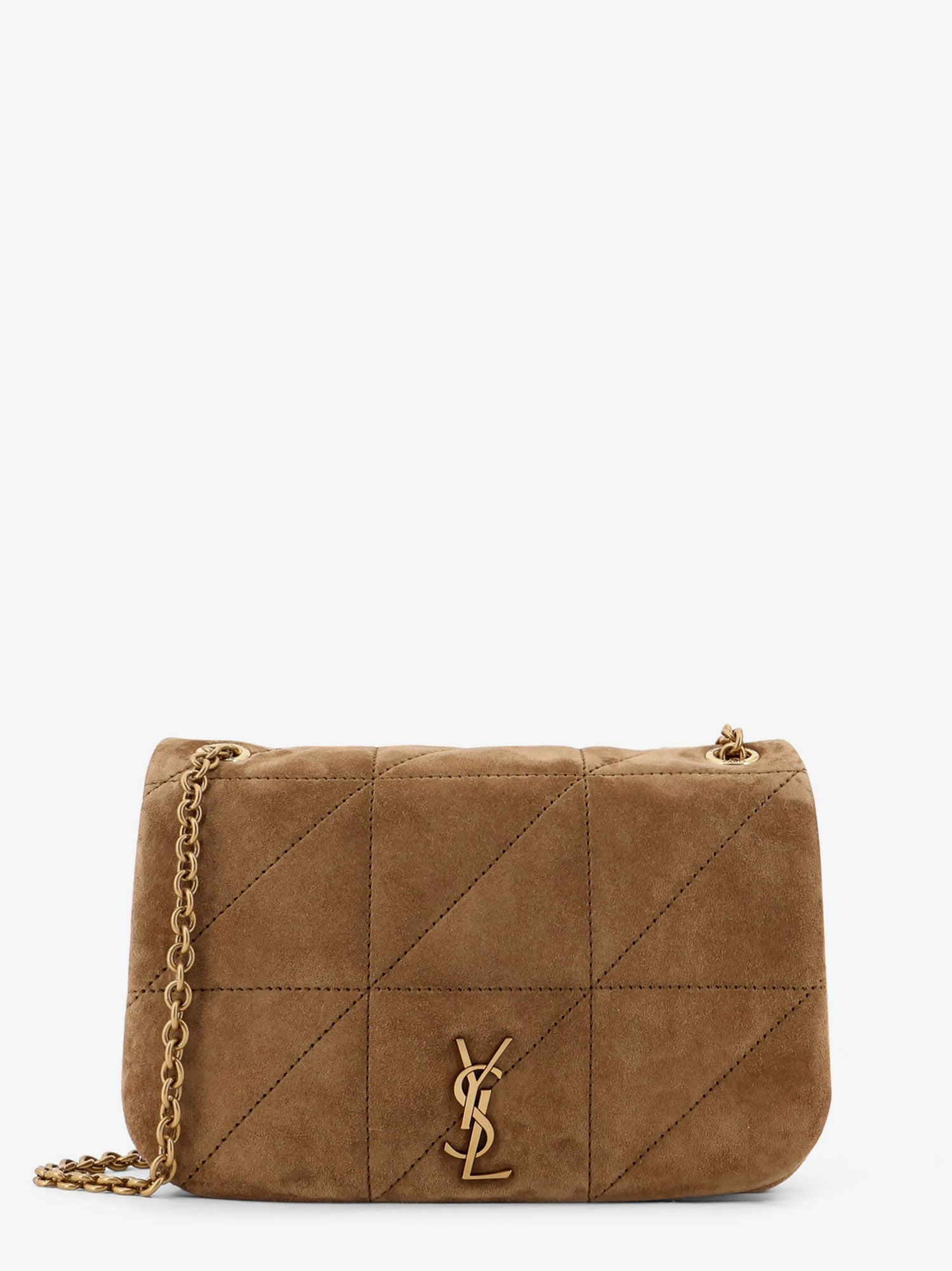 Saint Laurent Women Mini Jamie 4.3 Suede Shoulder Bag - 1