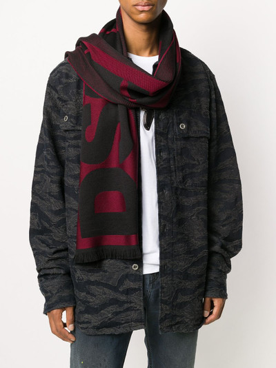 DSQUARED2 logo lettering scarf outlook