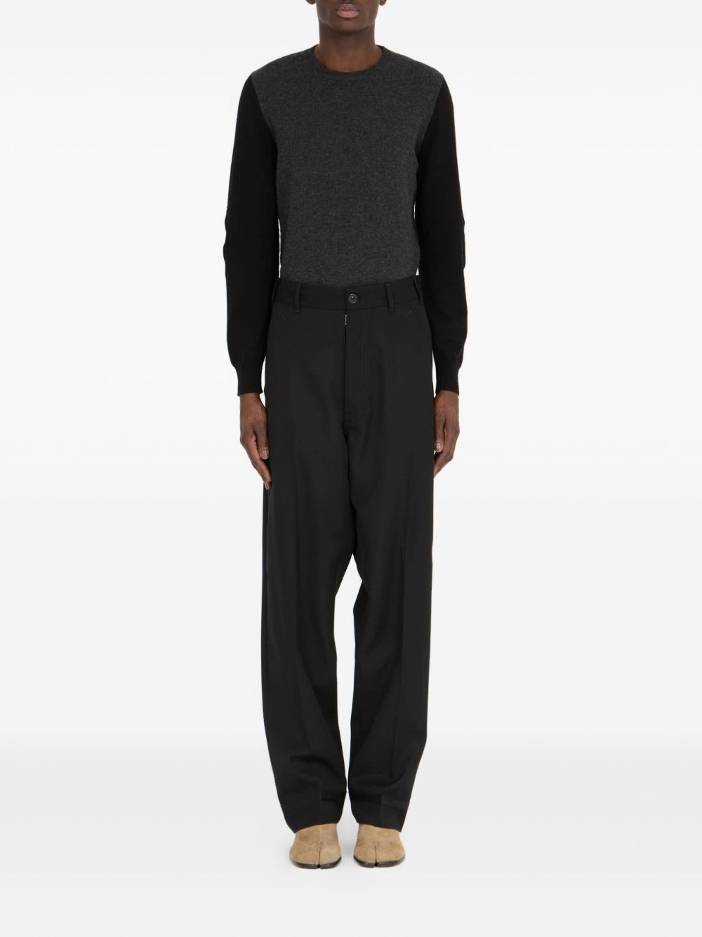 front-crease trousers - 2