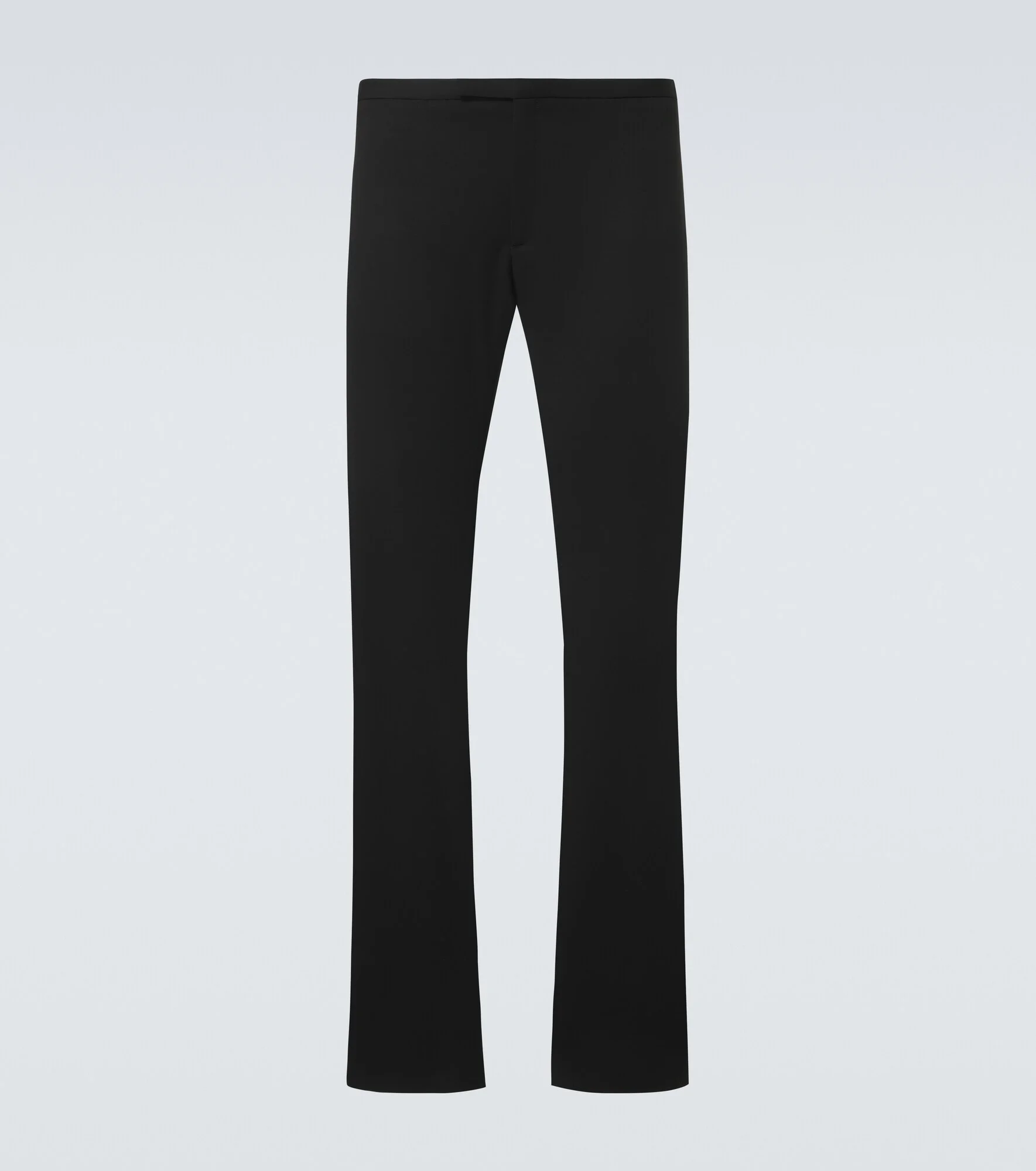 Wool straight pants - 1
