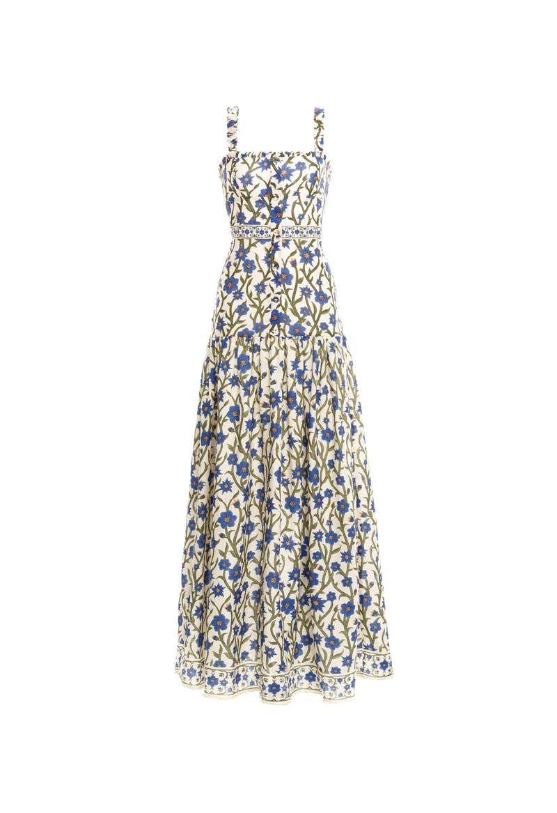 Avellana Mandevilla Blue Maxi Dress 1