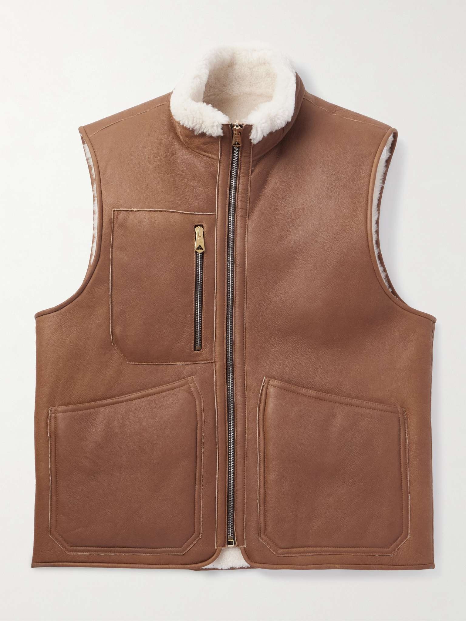 Reversible Shearling Gilet - 1