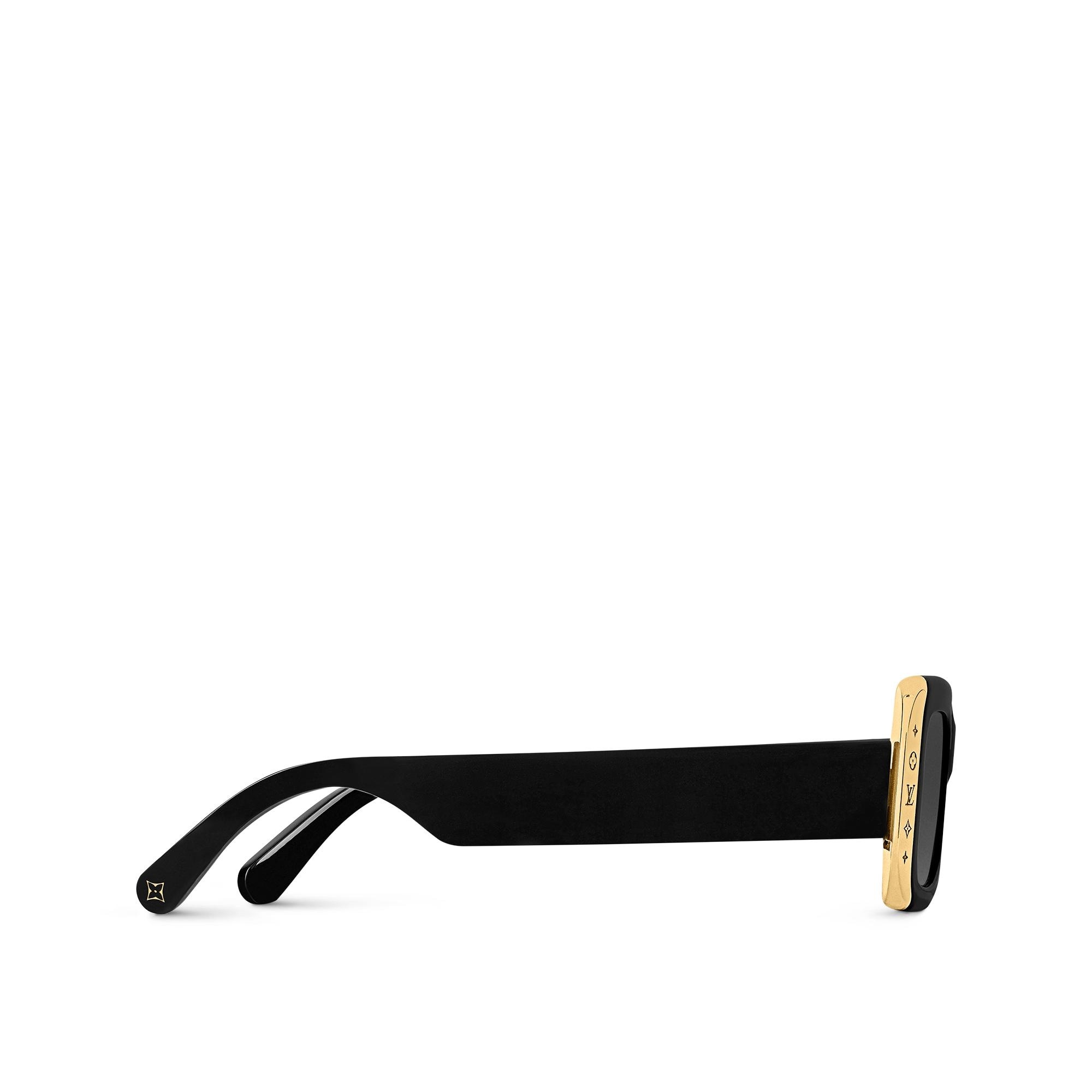 Louis Vuitton LV Moon Square Sunglasses Black Acetate & Metal. Size W