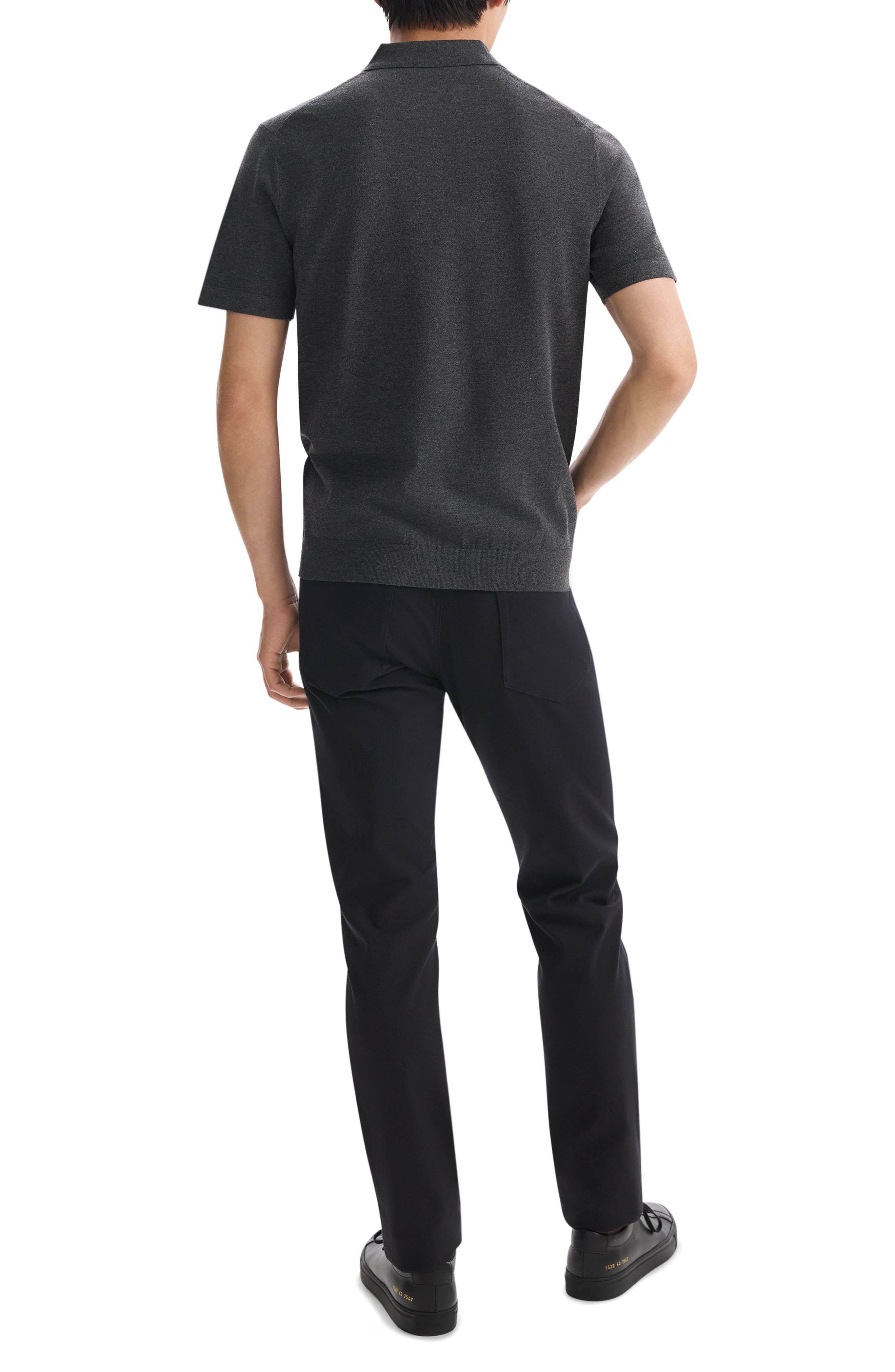 Theory Goris Performance Polo in Pestle Melange at Nordstrom - 6