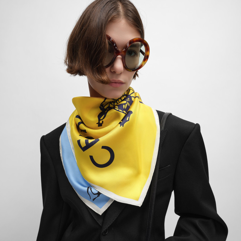 CELINE square IN silk twill outlook