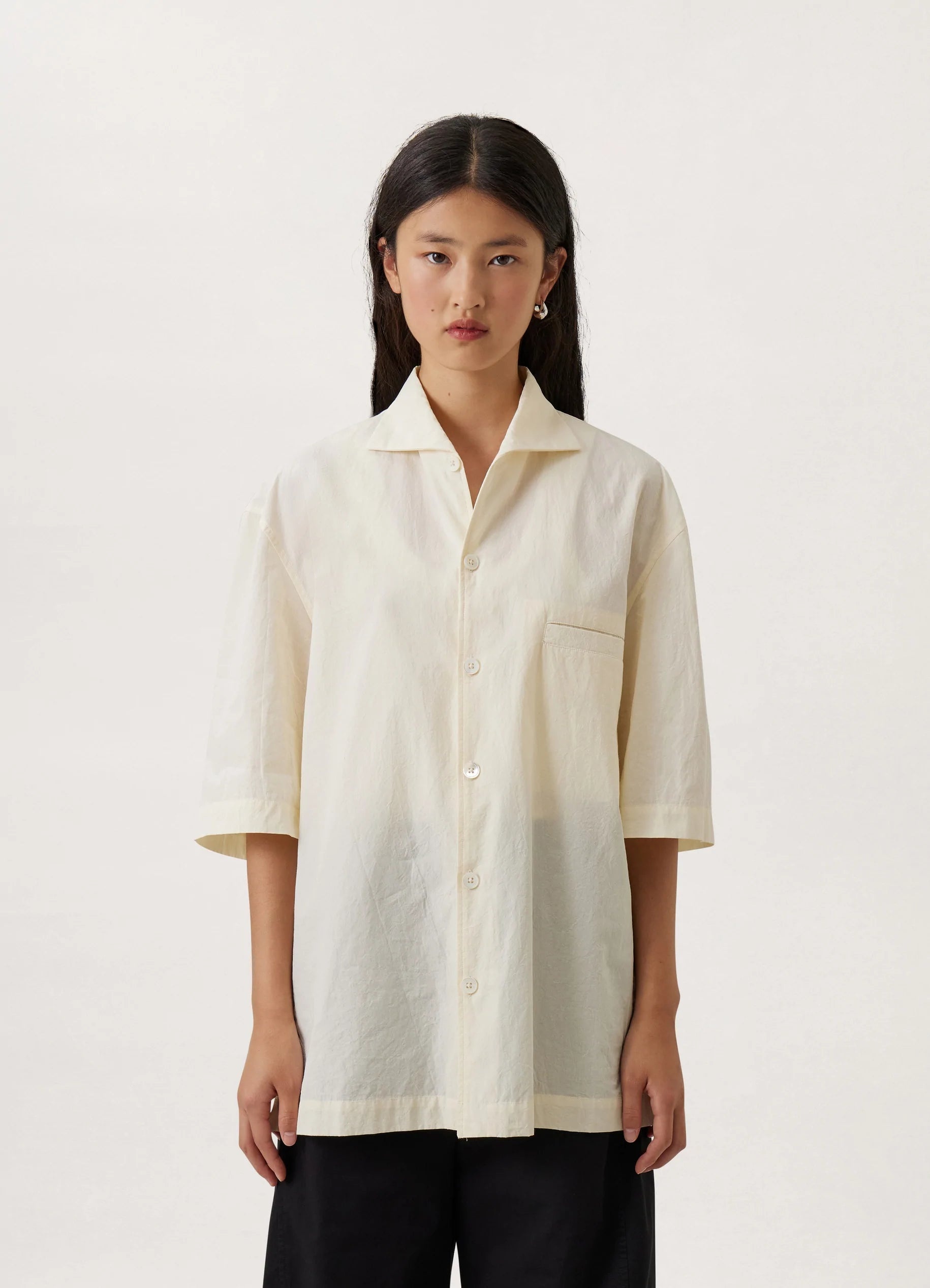 CAMP COLLAR SHIRT
CREPE COTTON - 3
