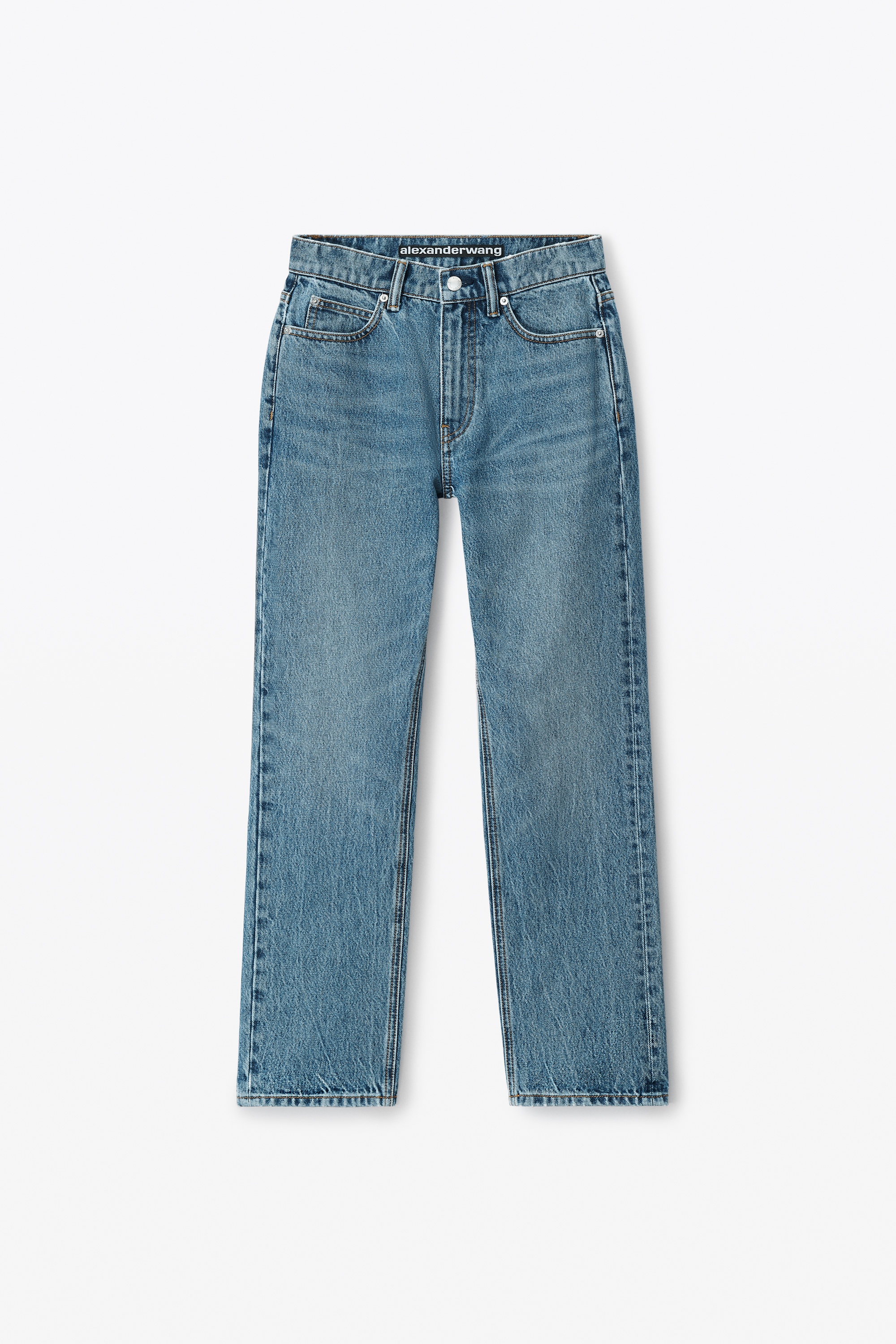 OG HIGH-RISE STOVEPIPE JEAN IN DENIM - 1