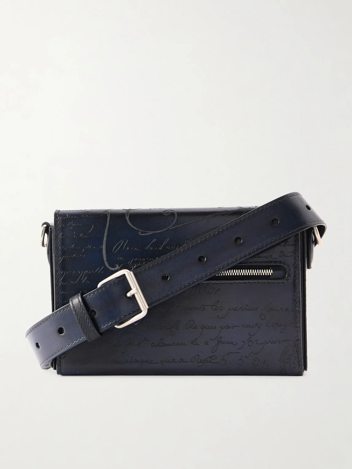 Jour de Poche Scritto Venezia Leather Messenger Bag - 1