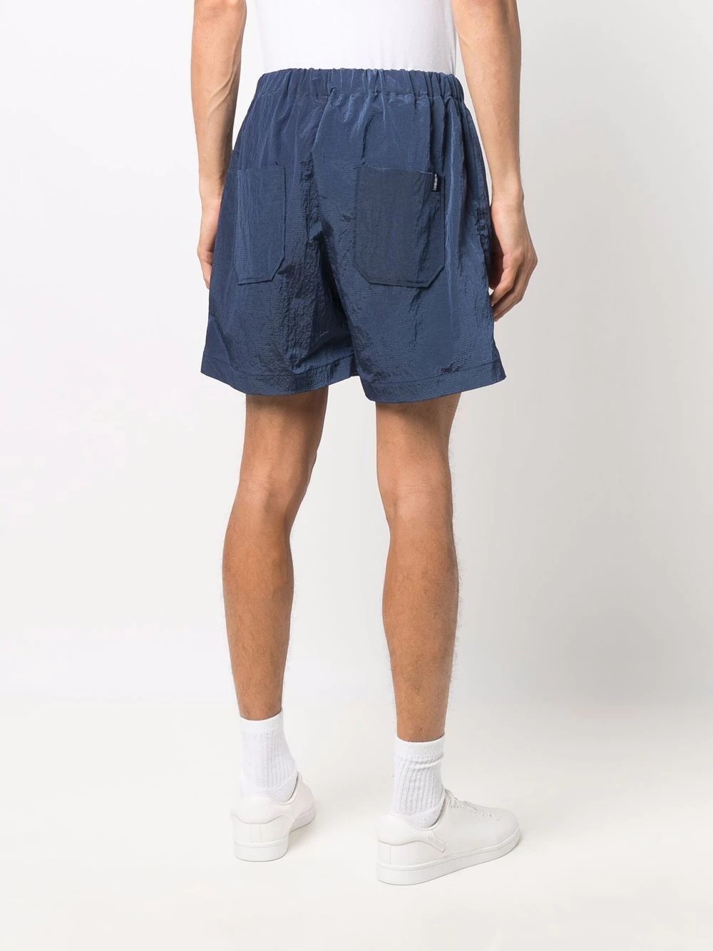 logo-patch track shorts - 4