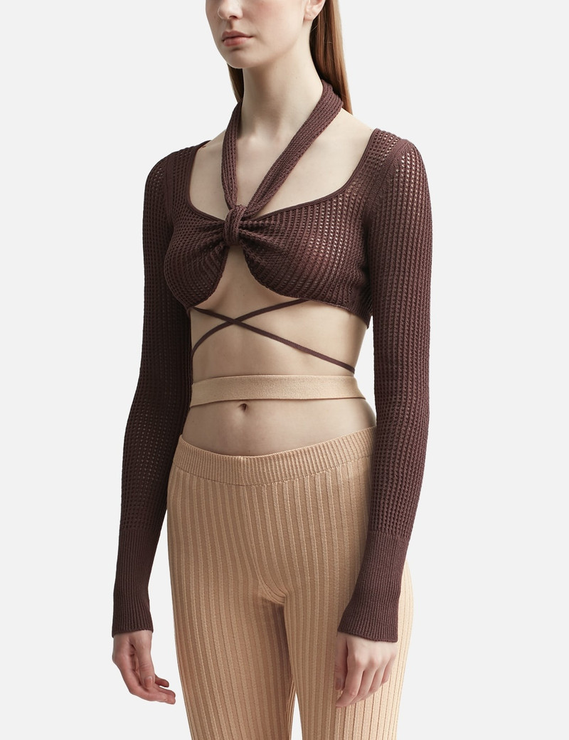 FISHNET KNIT CROP TOP 2