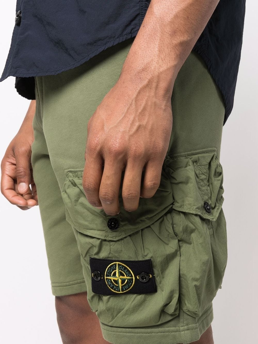 Compass-patch track shorts - 5