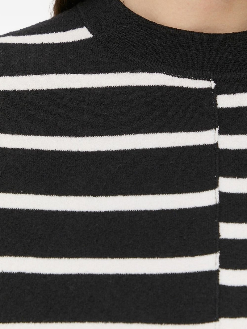stripe crew-neck sweater 4