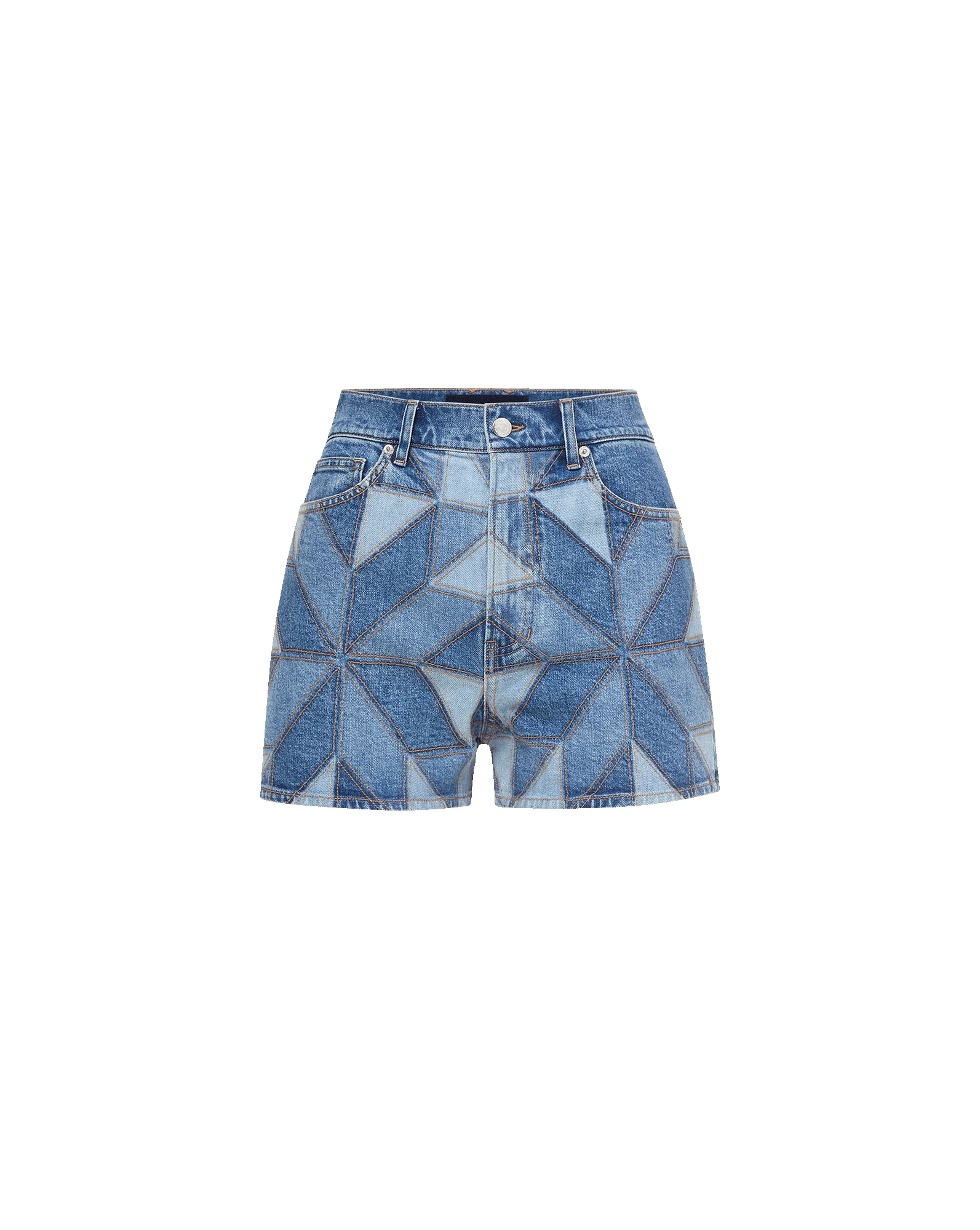 ELIJAH QUILT-PRINT SHORT - 1