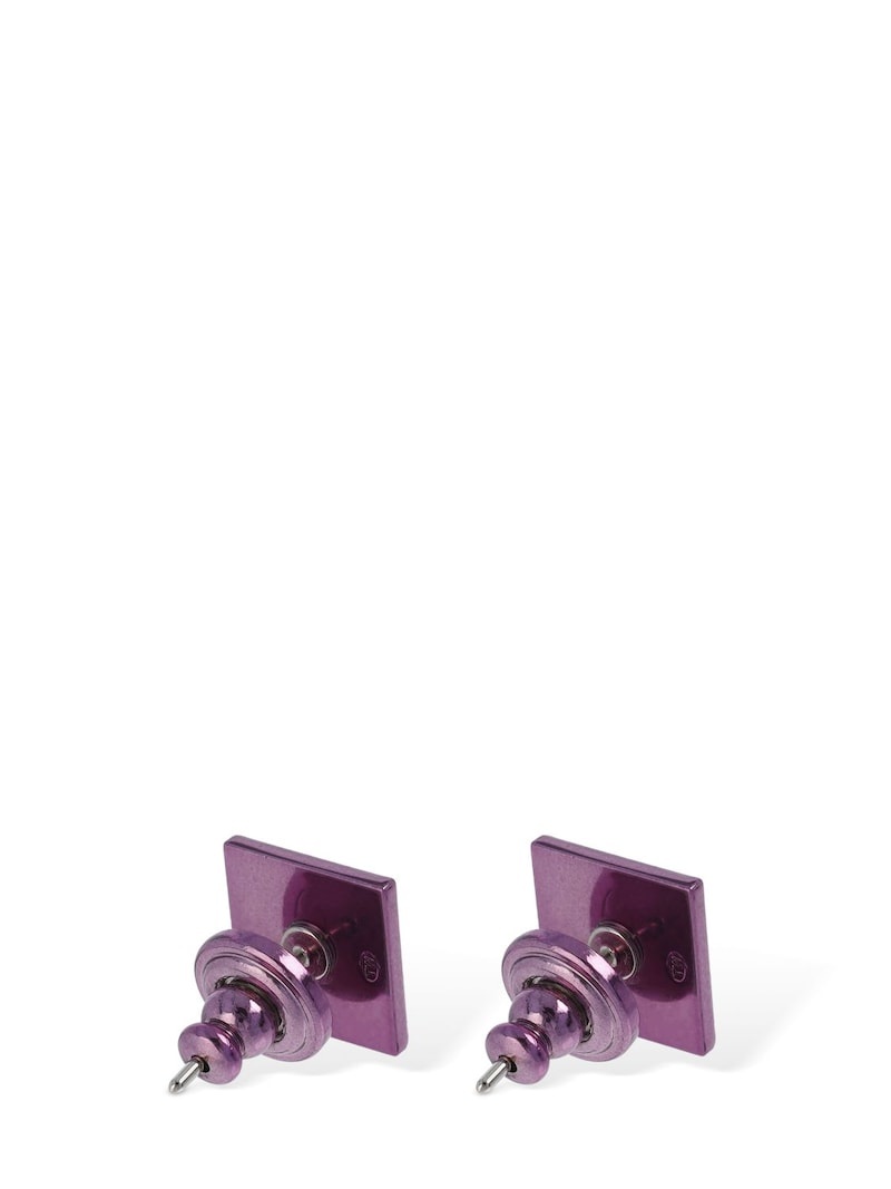 1CM ROCKSTUD EARRINGS - 4