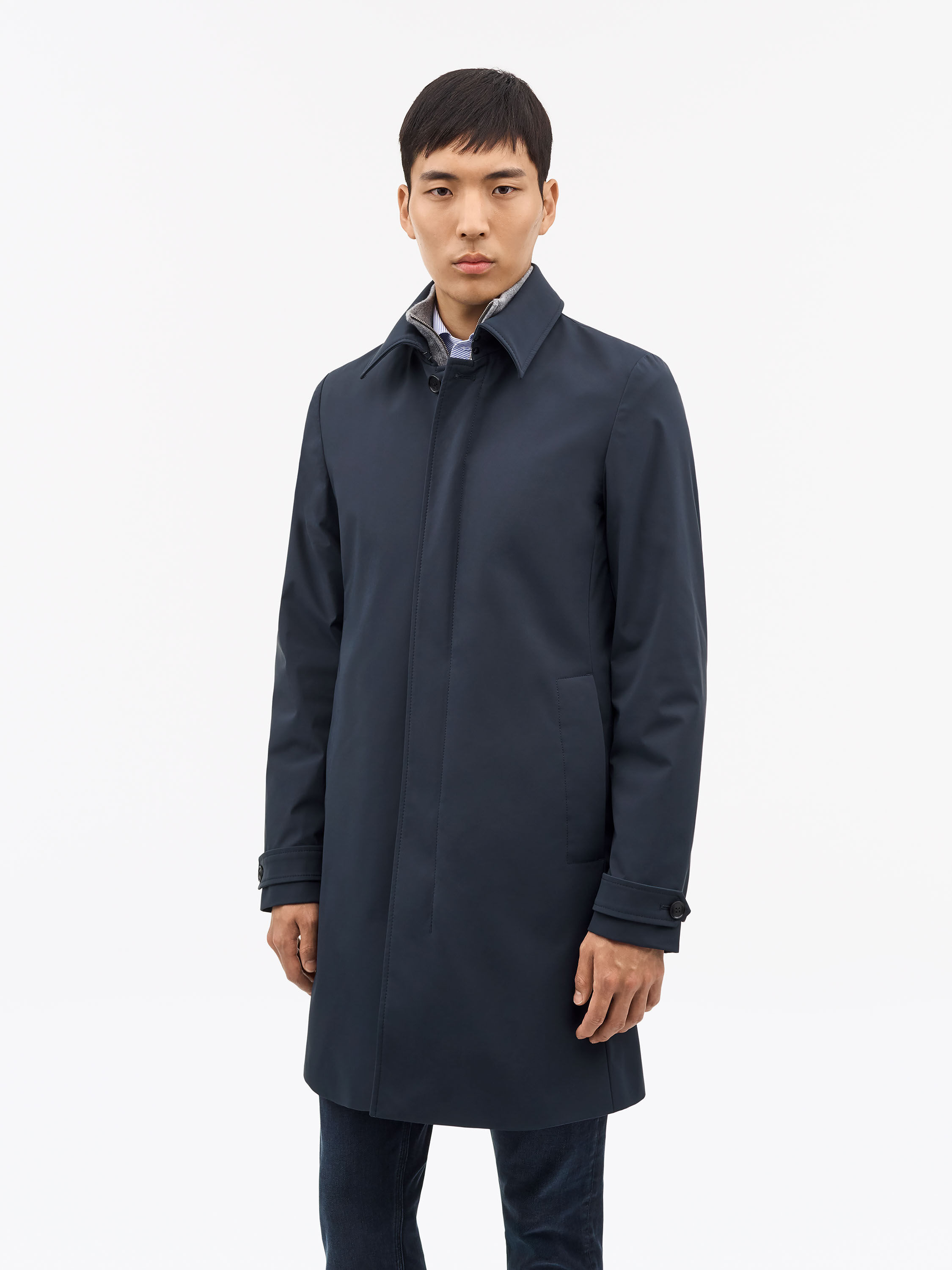 Cane T Mid-Thigh Coat - 4