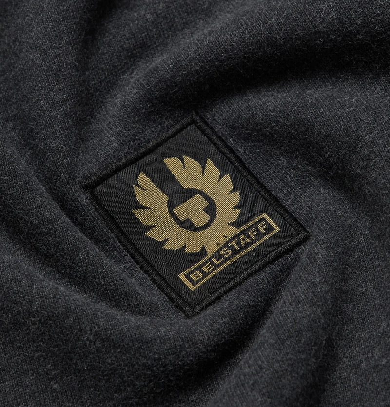 Mélange Cotton Zip-Up Sweatshirt 3