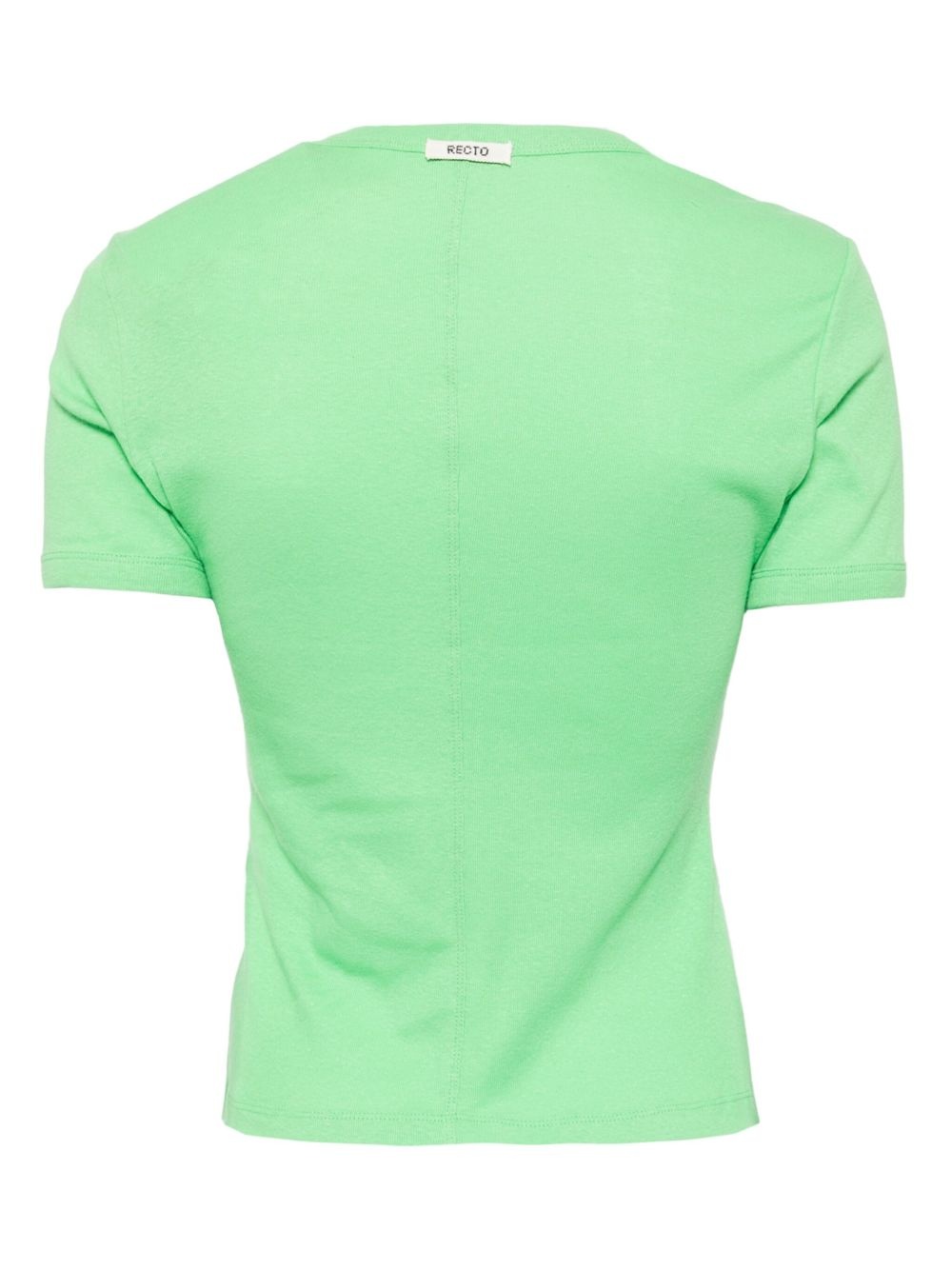 sheer jersey T-shirt - 2