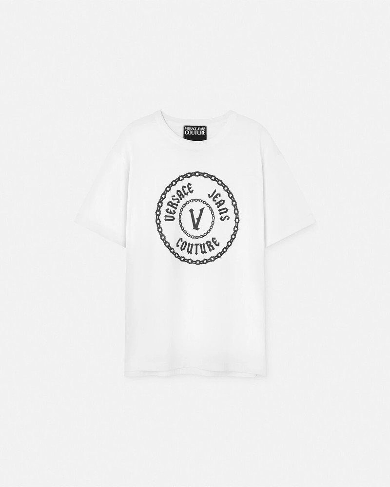 Gothic V-Emblem Regular-Fit T-Shirt - 1
