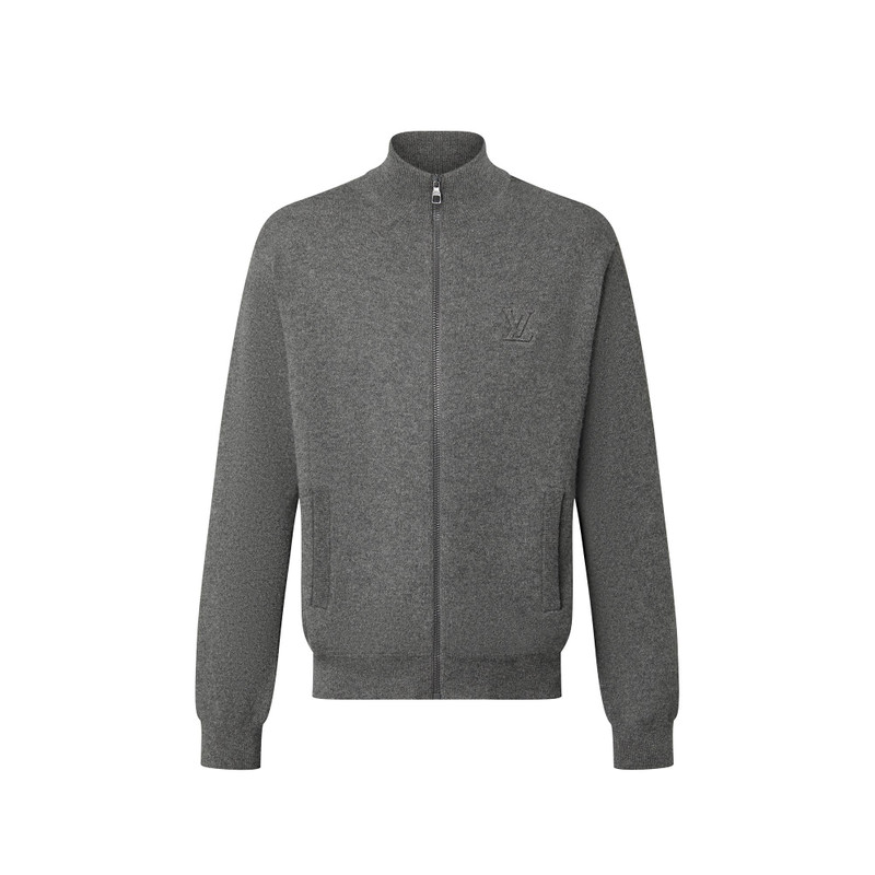 LVSE Inside-Out Zipped Through Cashmere Cardigan 1