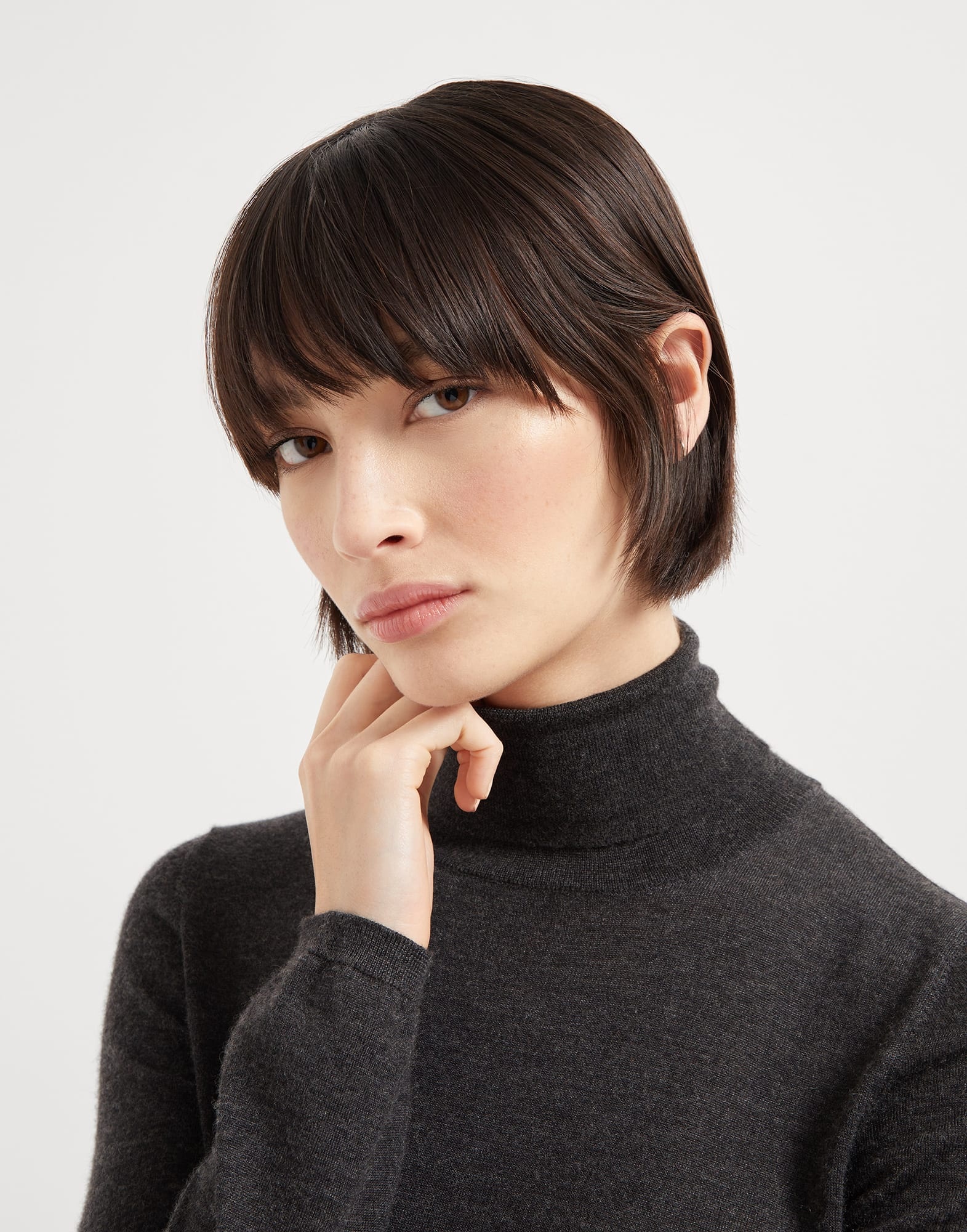 Cashmere and silk lightweight turtleneck sweater - 3