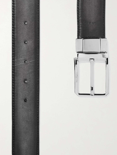 Berluti 3.5cm Scritto Reversible Leather Belt outlook