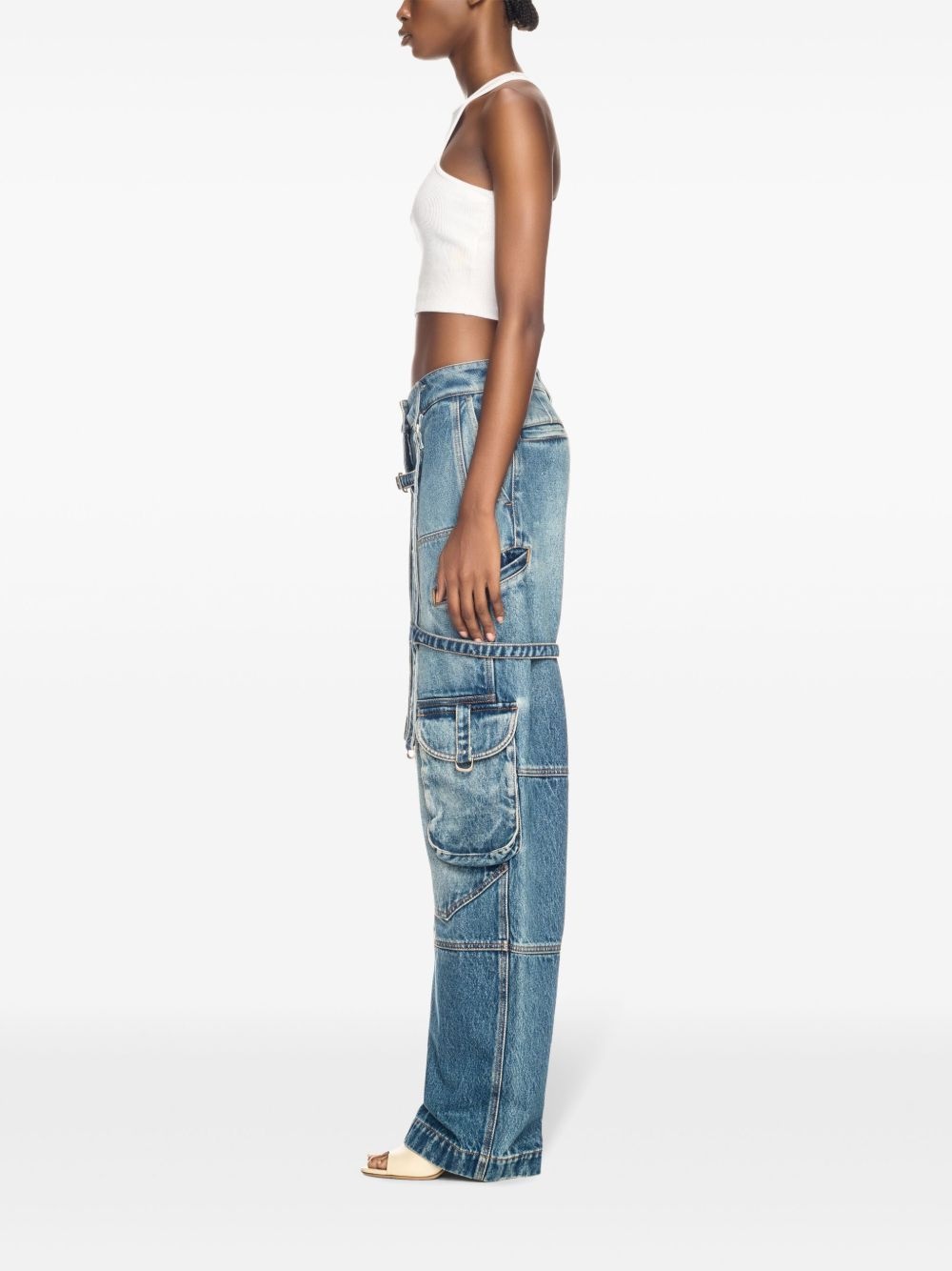 ribbed crop top - 3