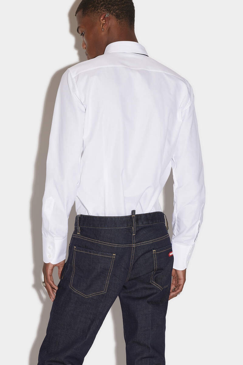 Dsquared2 stud-detailing shirt - White