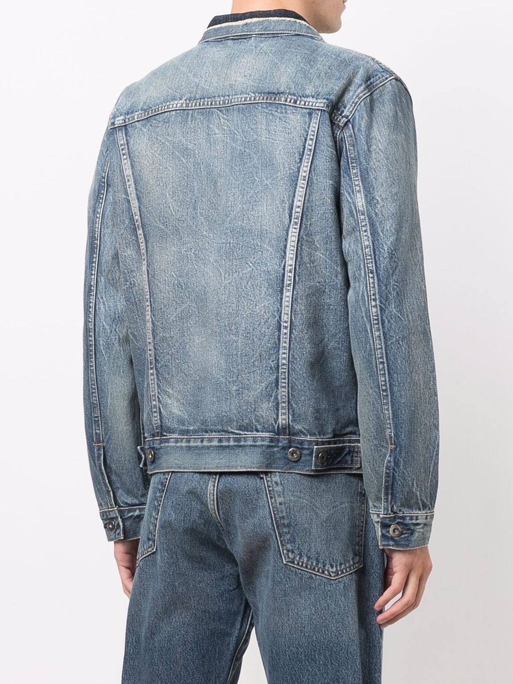 light-wash denim jacket - 4