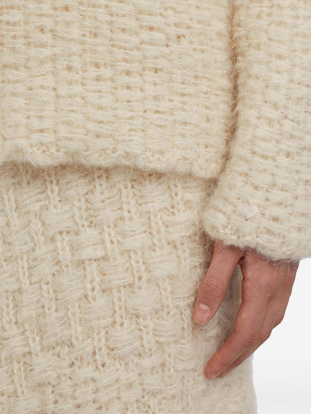 mock-neck jumper - 6