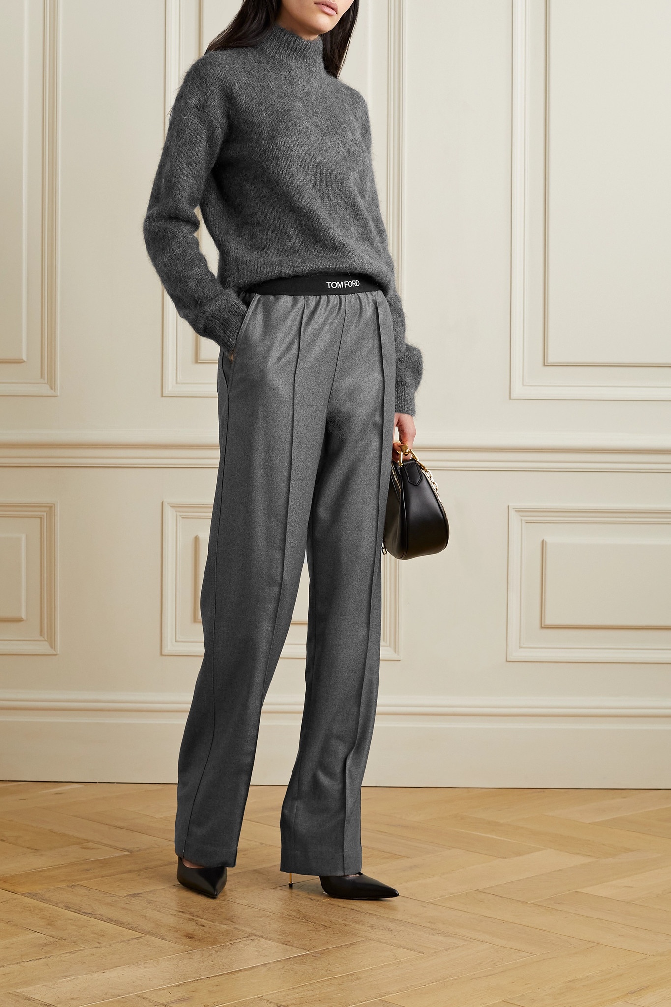 Cashmere-twill pants - 2