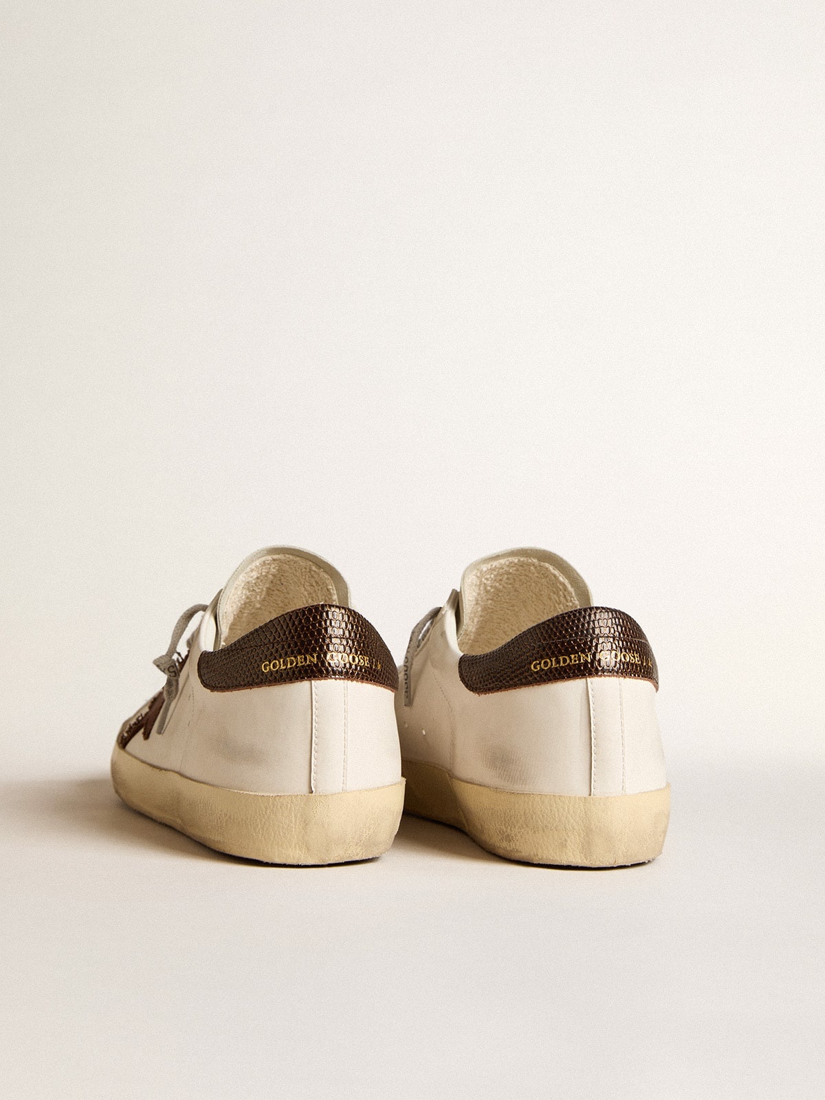 Bio-based Super-Star with canvas star and dark brown leather heel tab - 5