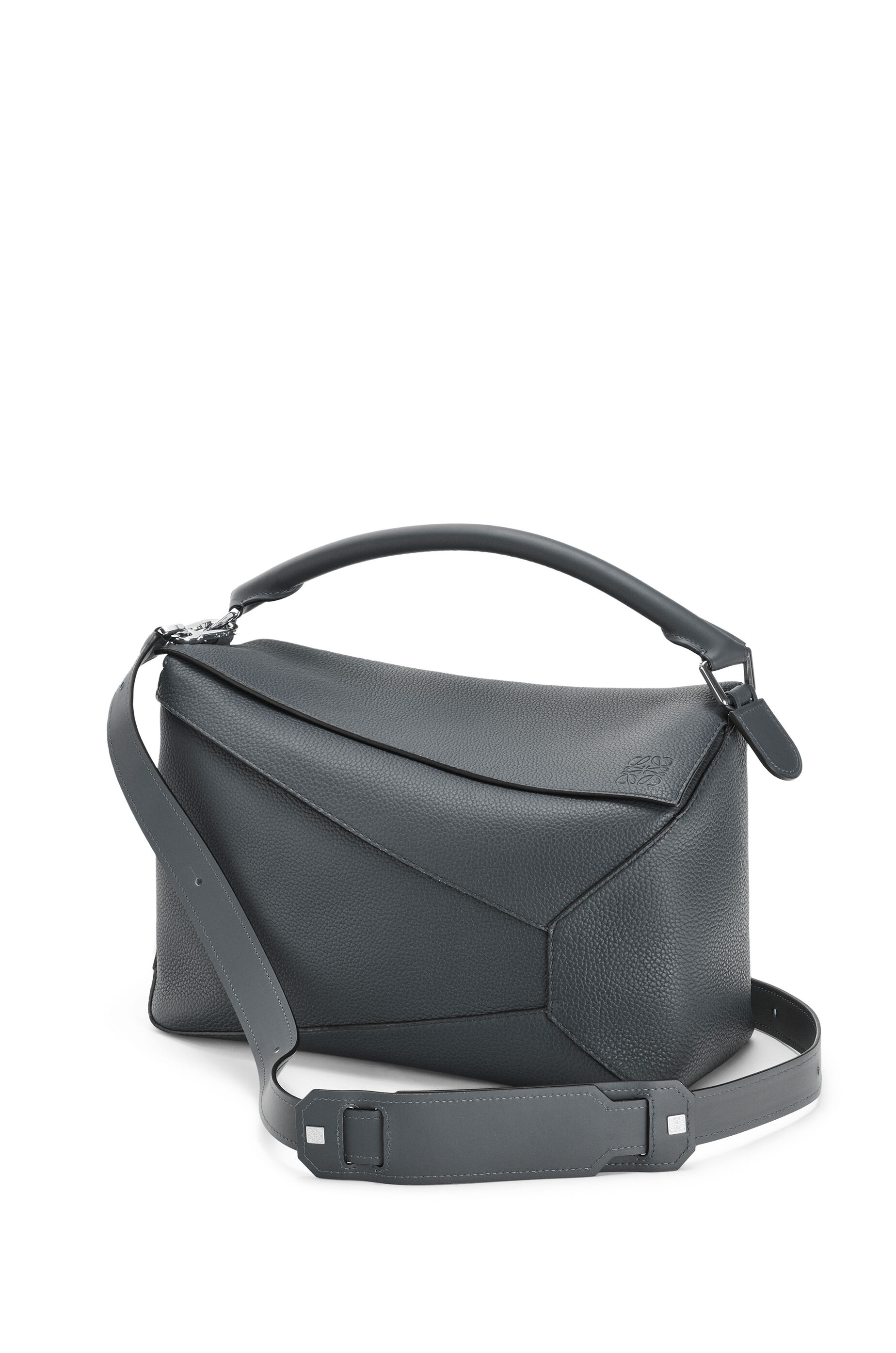 Large Puzzle Edge bag in grained calfskin - 2