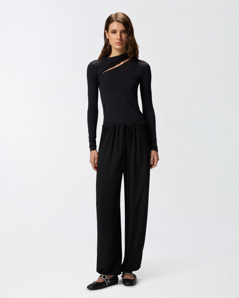WIDE-LEG TROUSERS WITH ELASTIC WAIST 3