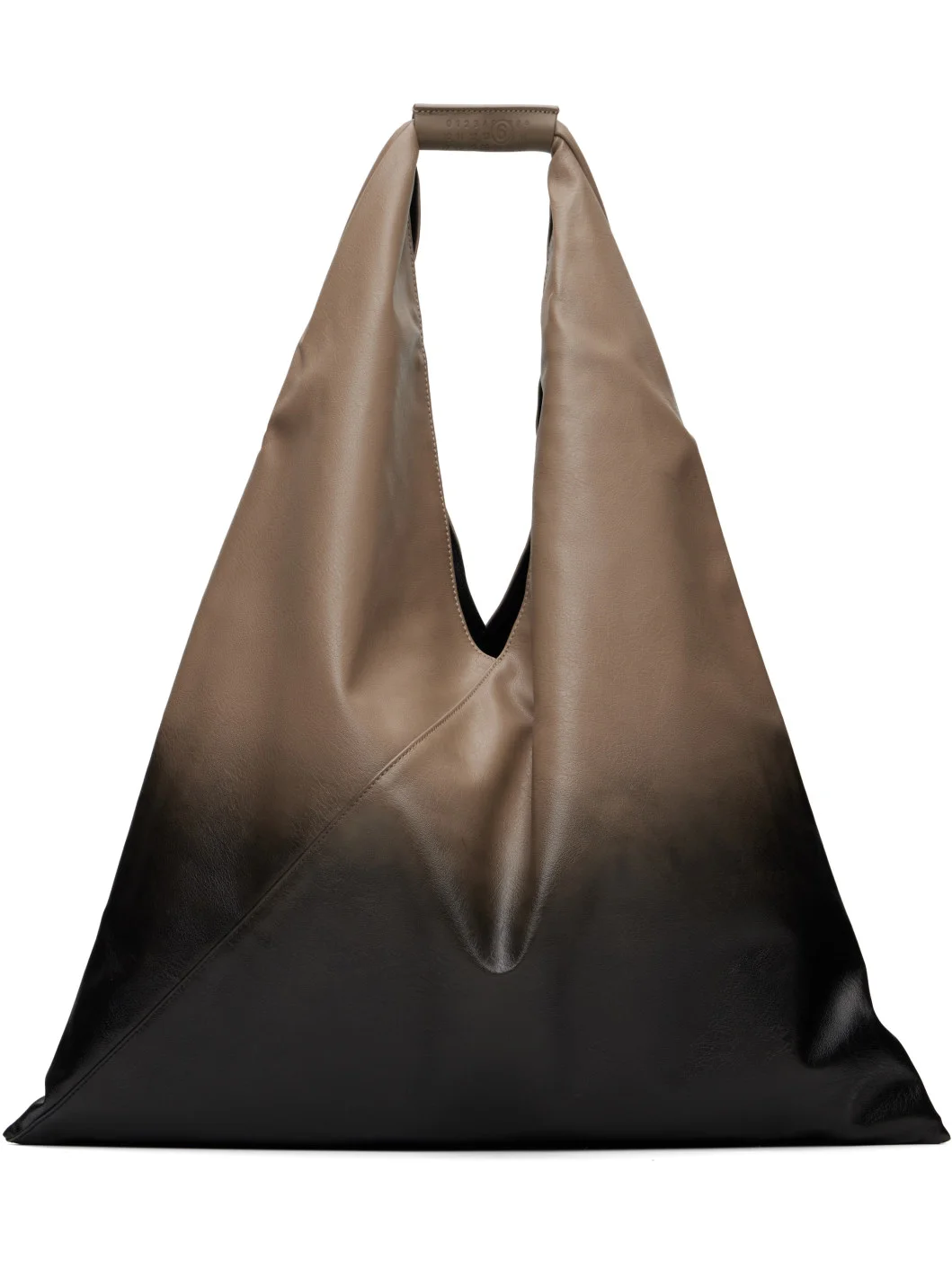 Black & Taupe Classic Medium Tote - 1