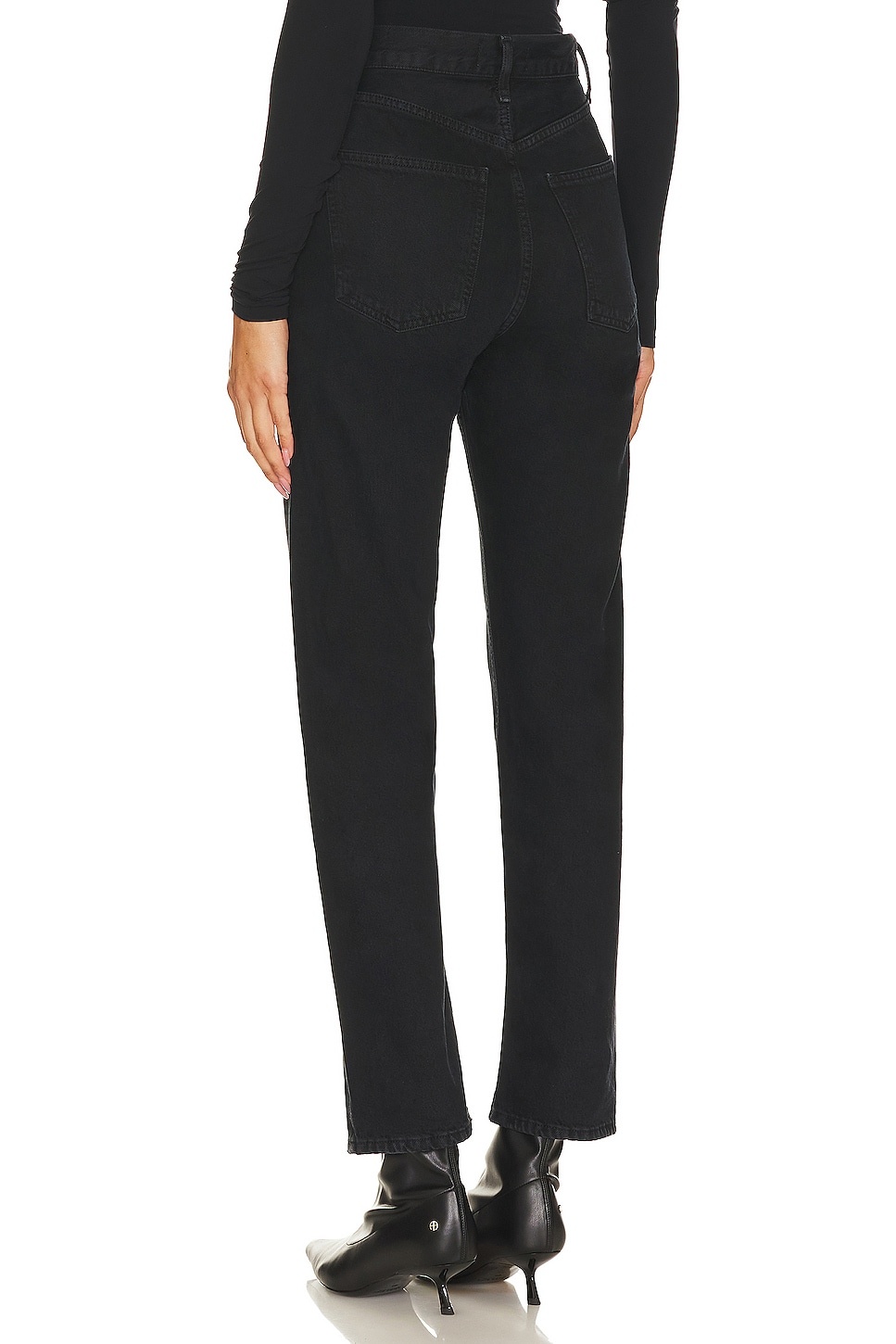 90s Pinch Waist High Rise Straight - 3
