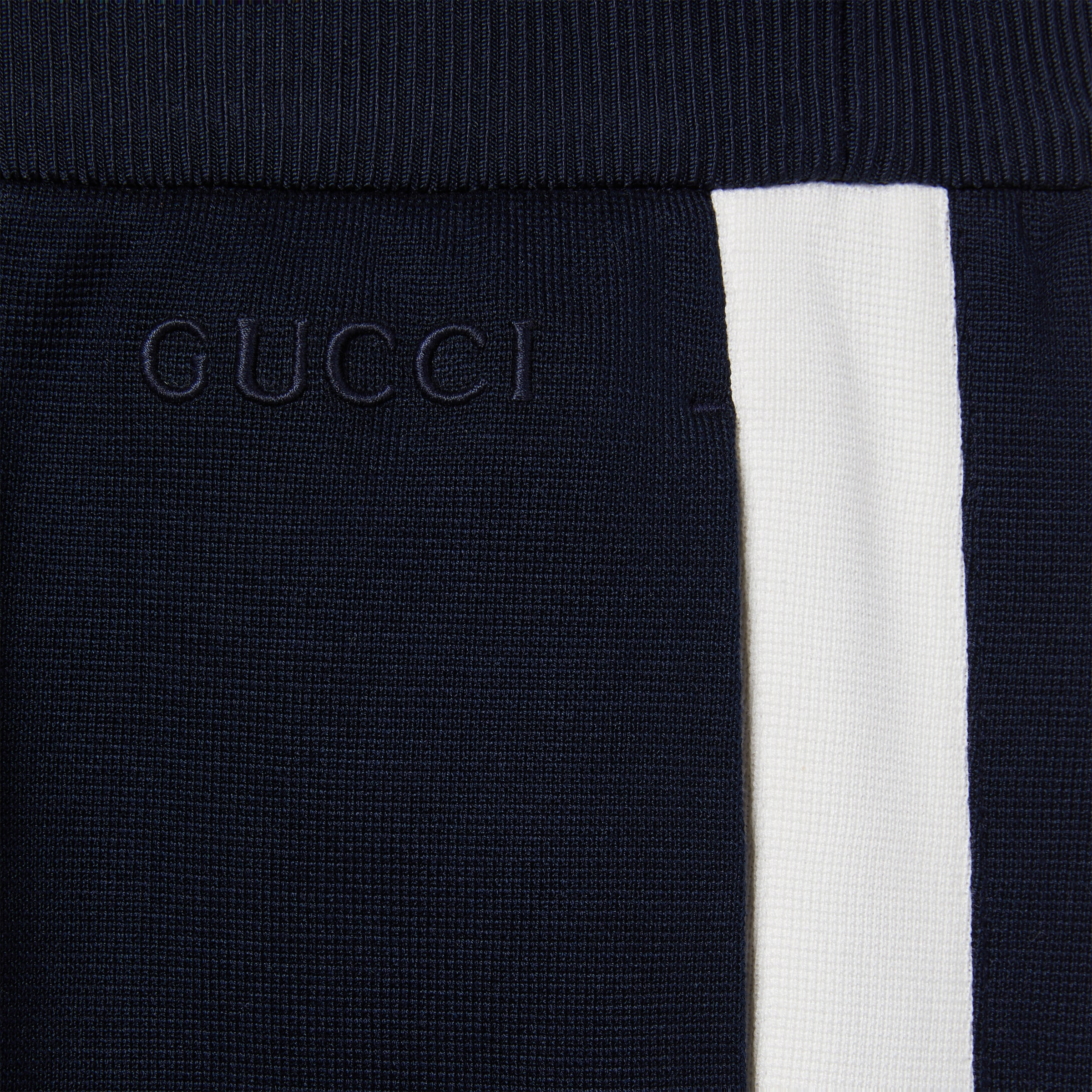 Cotton jersey pants with embroidery - 7