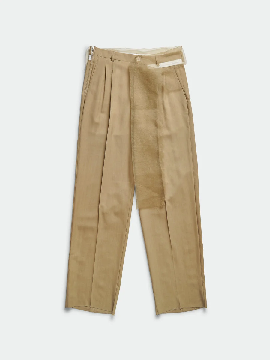Piccolo Paradiso Zipped Double Pince Beige - Magliano - 1