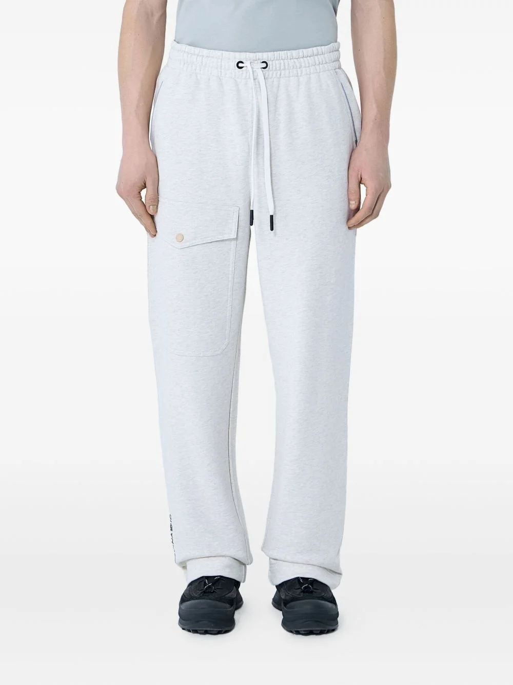 logo-patch track pants - 1