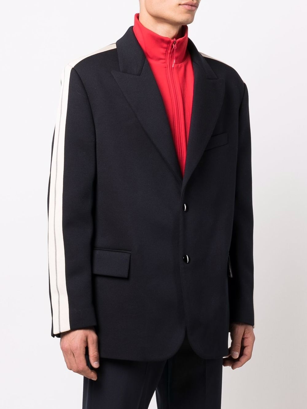 Milano side-stripe blazer - 3